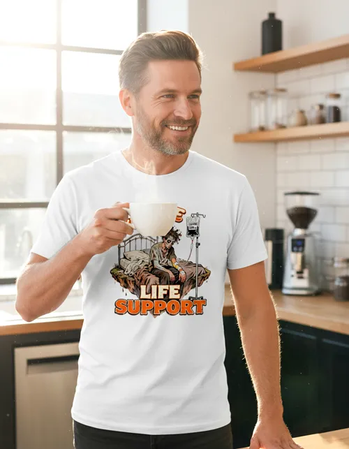 Kaffee-Herrenshirt 