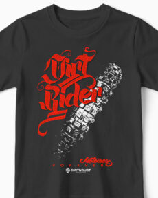 Dirt Rider | Motocross & Enduro T-Shirt für Kinder & kleine Schlamm-Monster schwarz CloseUp
