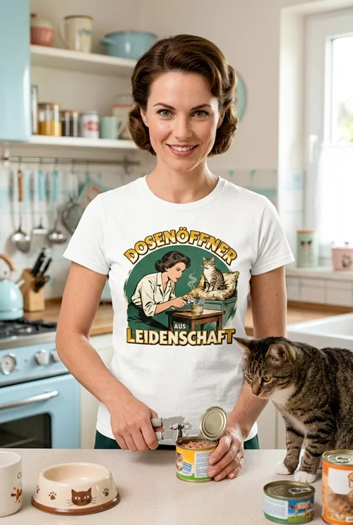 Dosenöffner | Das lustige Katzen-Damenshirt für echte Katzenliebhaberinnen