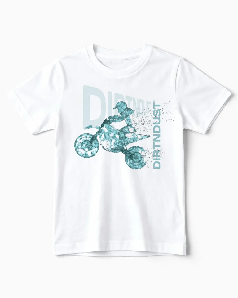 DirtNDust Future Motocross Kindershirt weiss