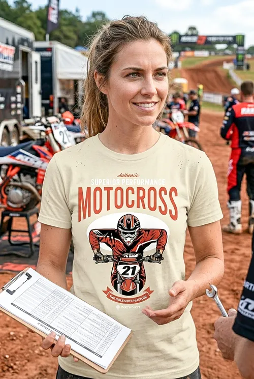 Holeshot Hustler | Motocross T-Shirt für Damen & die maximale Power am Start
